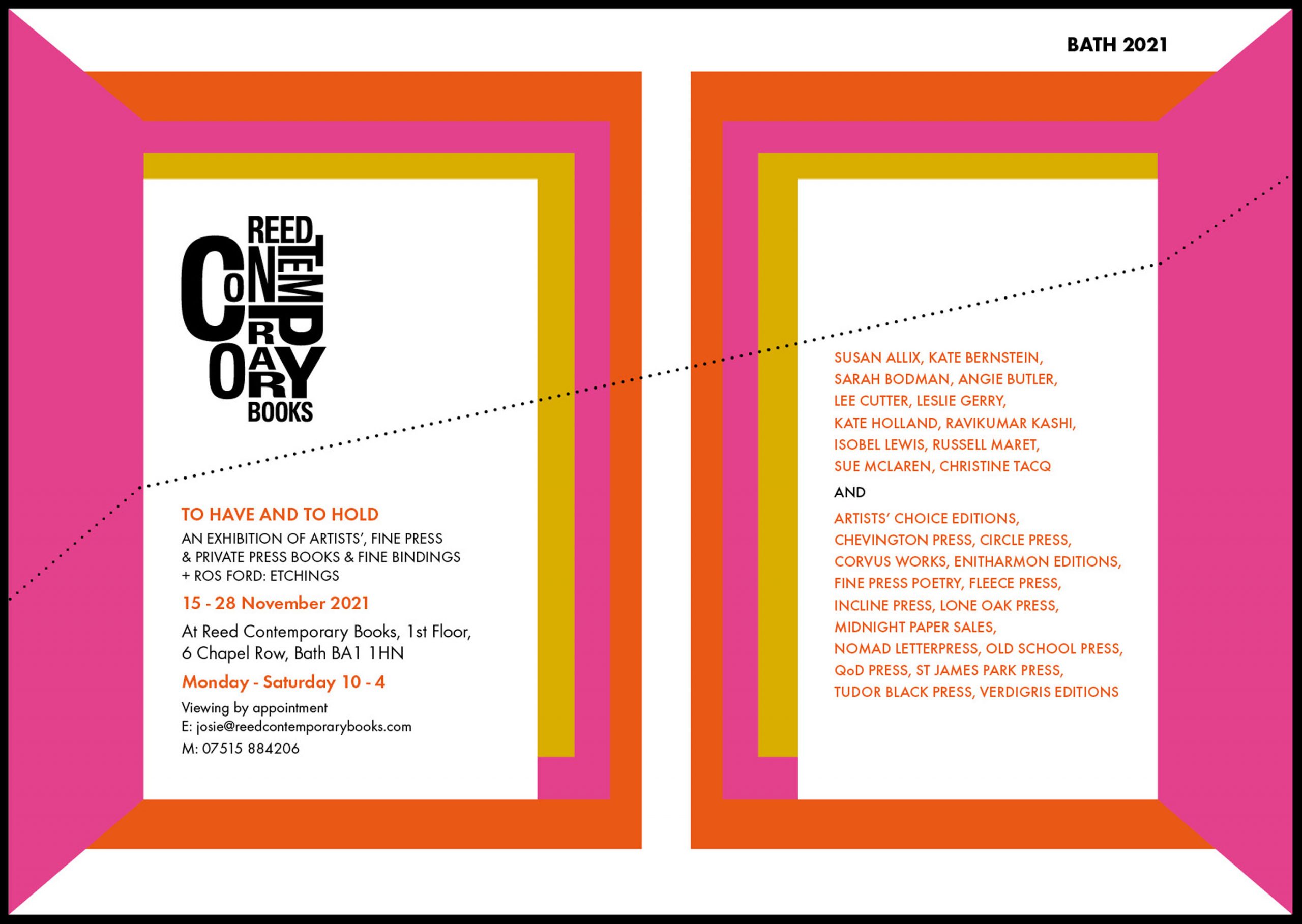 Reed Contemporary Books Abigail Rorer & The Lone Oak Press